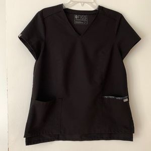 Figs SMALL Three pocket scrub top